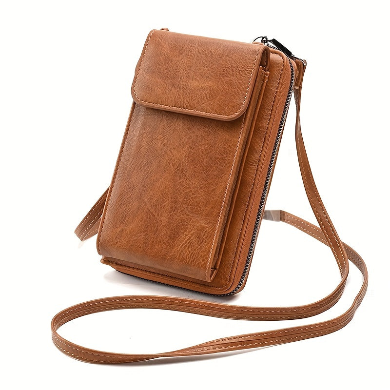 Grace™ Chic Compact | Classic Leather Handbag