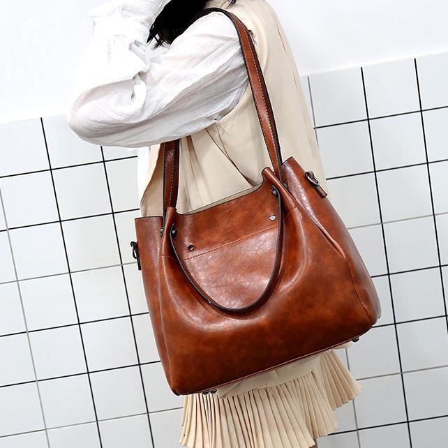 Riley™ - Vintage Soft 4-Piece Leather Bag Set