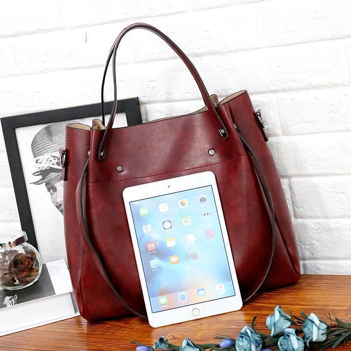 Riley™ - Vintage Soft 4-Piece Leather Bag Set