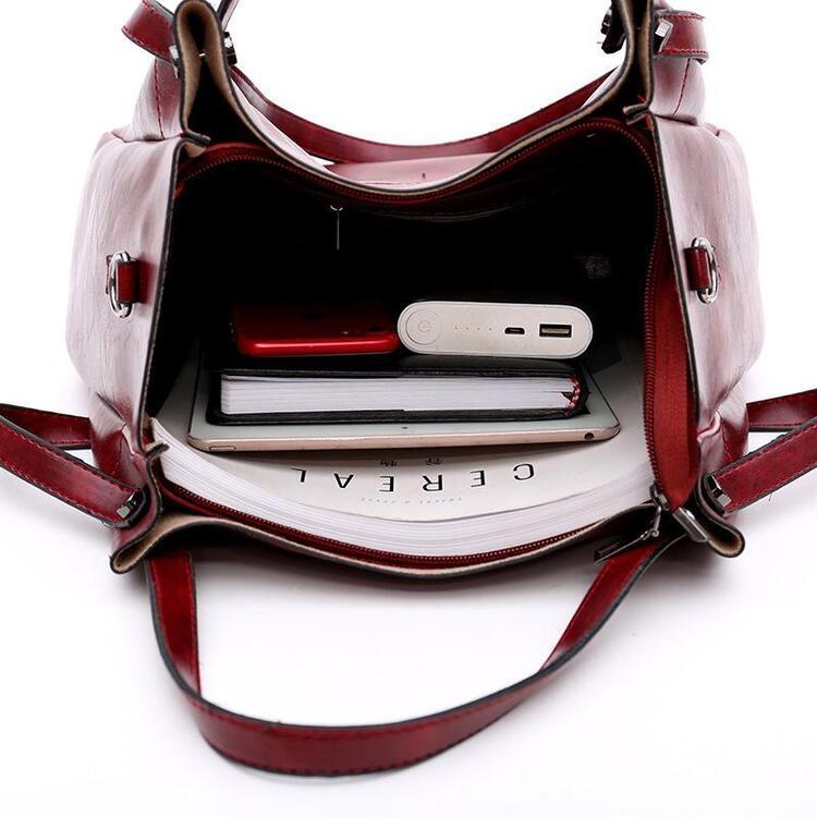 Riley™ - Vintage Soft 4-Piece Leather Bag Set