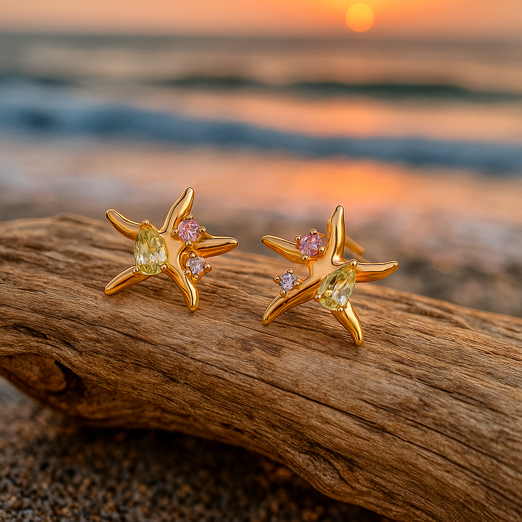 Coralia | Starfish Earrings