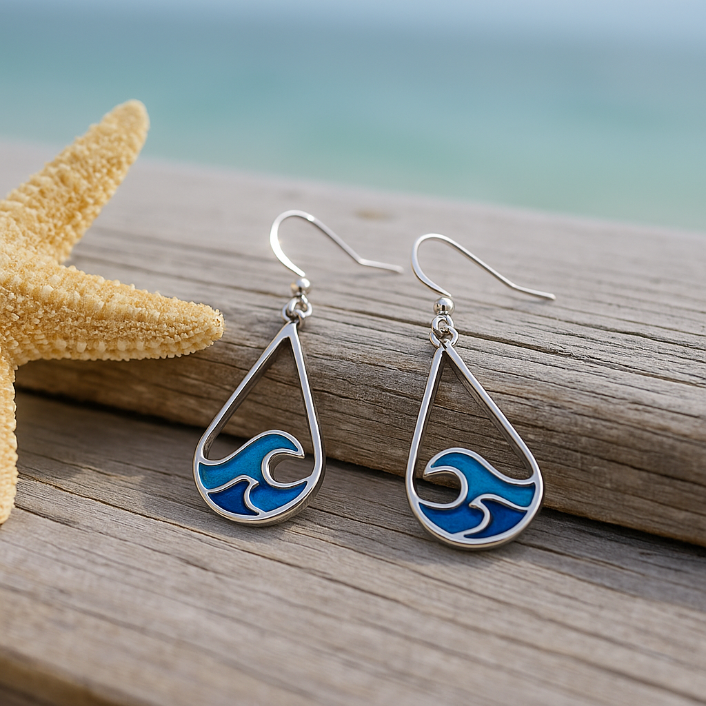 Nerida | Water Wave Earrings