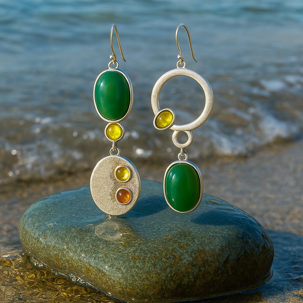 Bonny | Silver Drop Earrings