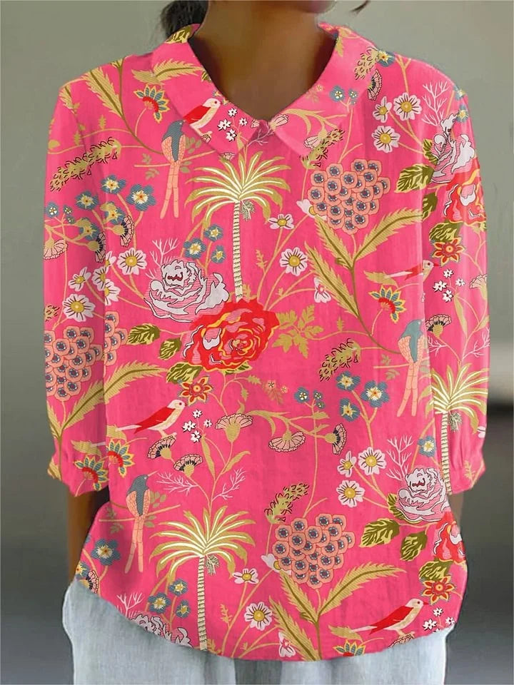 Zamia - Vintage Colorful Blouse