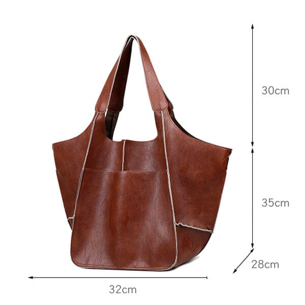 Scarlett™ Luxe Grandeur | Soft shoulder Leather bag