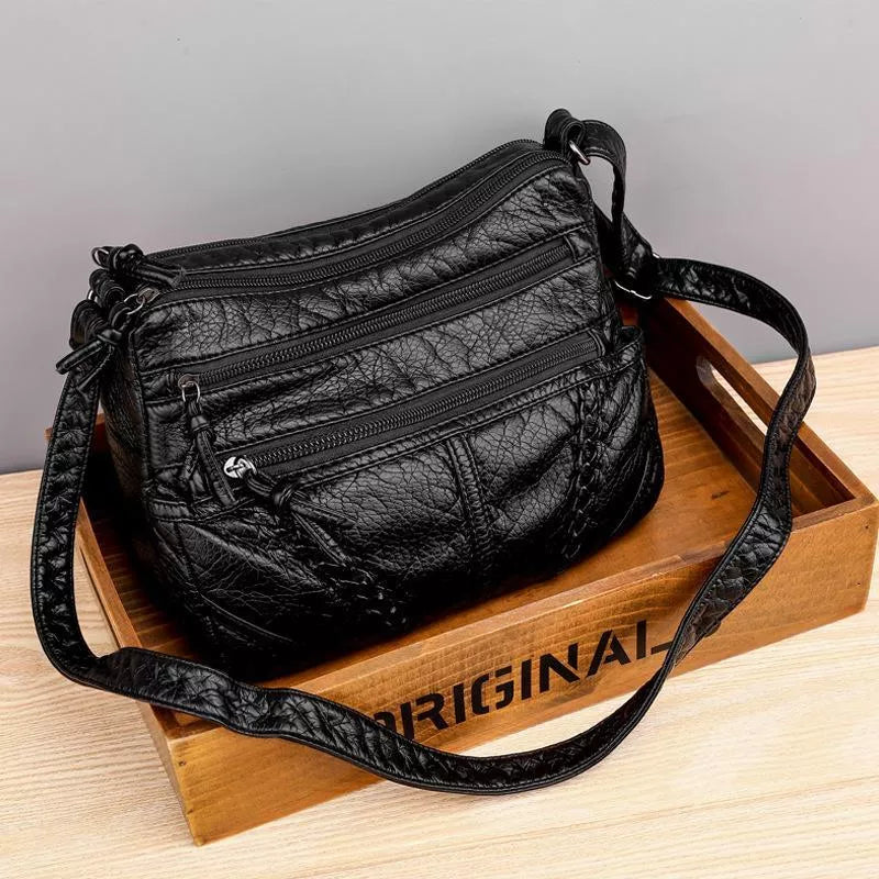 Zoe™ Classic Harmony | Stylish Compact Leather Bag