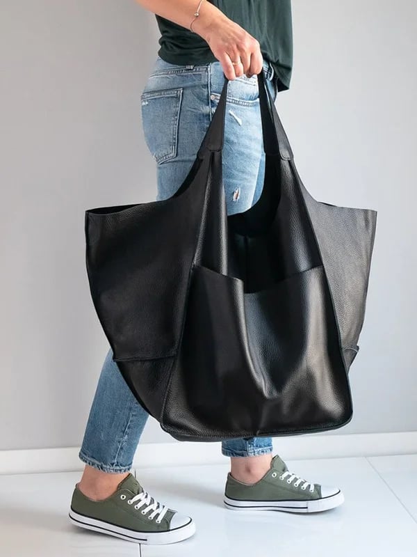 Scarlett™ Luxe Grandeur | Soft shoulder Leather bag