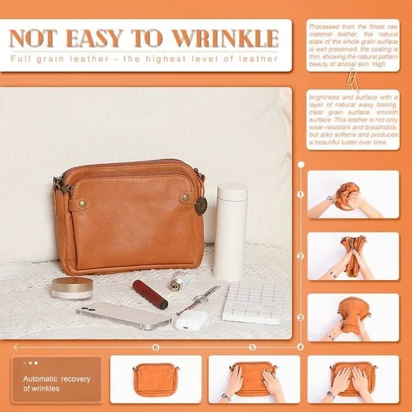 Aria™ Masterpiece | Classic Shoulder Leather Bag