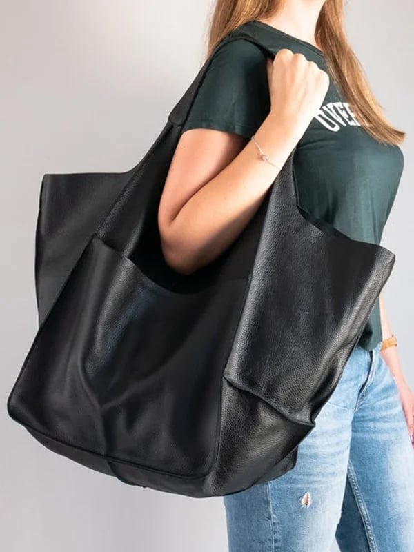 Scarlett™ Luxe Grandeur | Soft shoulder Leather bag