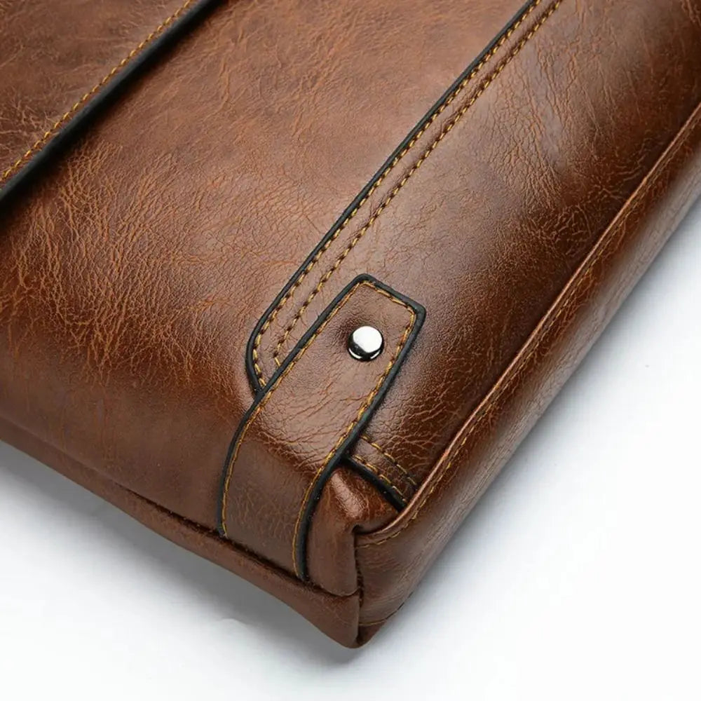 Jackson™ - All-in-One Leather Shoulder Bag