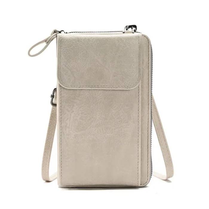 Grace™ Chic Compact | Classic Leather Handbag