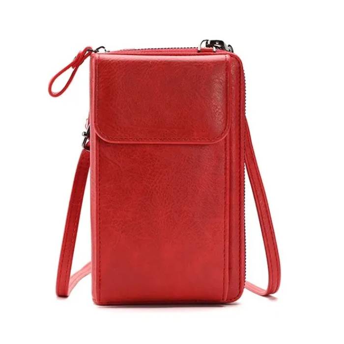 Grace™ Chic Compact | Classic Leather Handbag