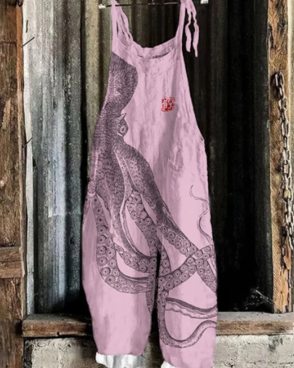 Women's Overall - Elegant Wide Leg Design for Comfort & Style