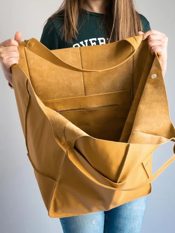 Scarlett™ Luxe Grandeur | Soft shoulder Leather bag