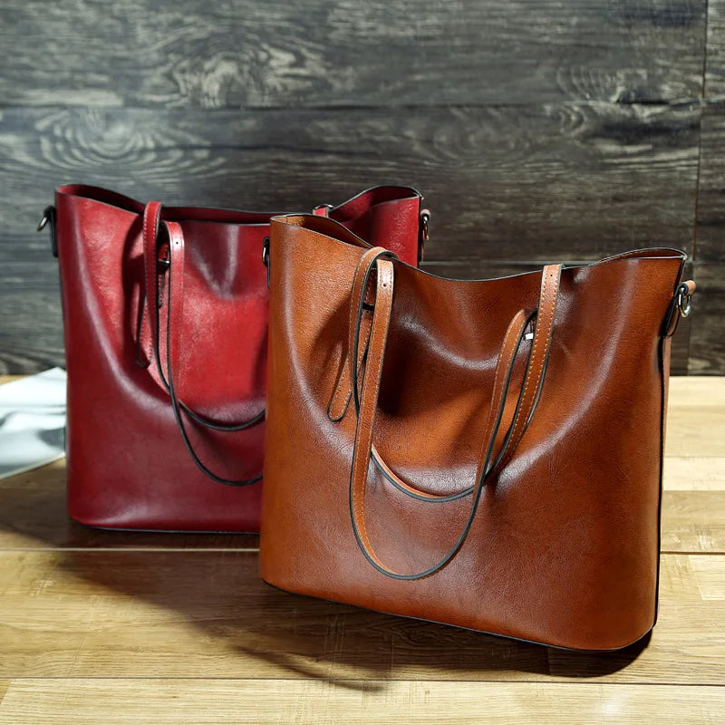 Peyton™ Elegance | Vintage Shoulder Leather Handbag