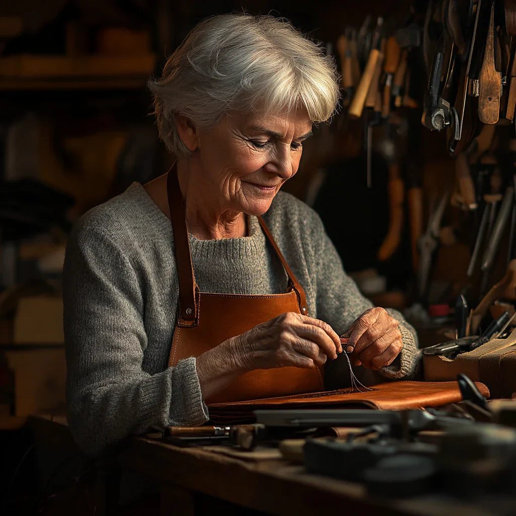 Aurora’s Charm | Vintage Shoulder Leather Bag