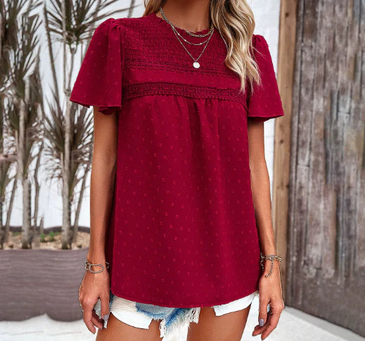Janeth | Lace Crochet Blouse