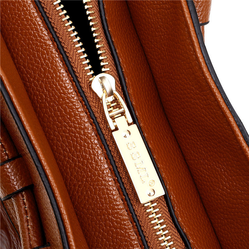 Ella™ Classic Croc | Versatile Vintage Leather Bag