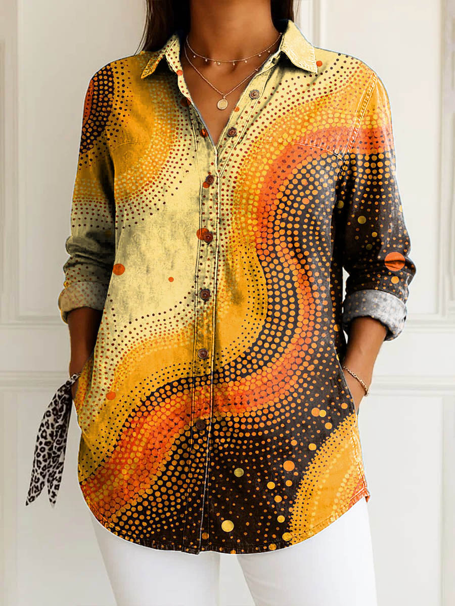 Astrid | Dotted Waves Shirt
