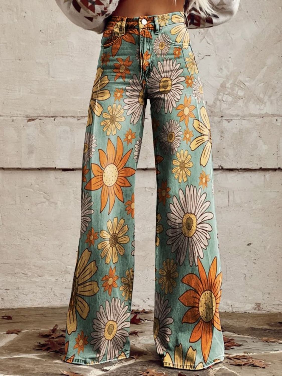 Daisy | Festival Bloom Wide-Leg Pants
