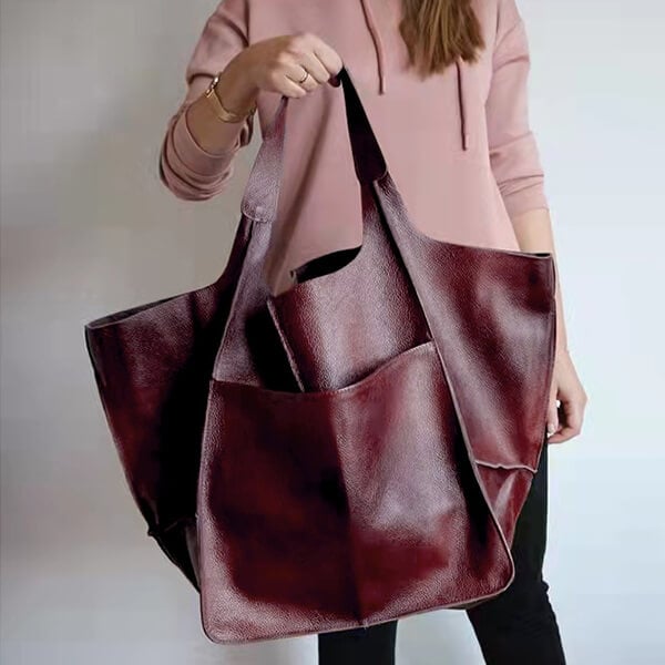 Scarlett™ Luxe Grandeur | Soft shoulder Leather bag