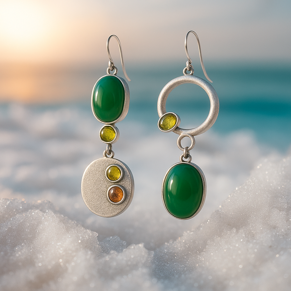 Bonny | Silver Drop Earrings