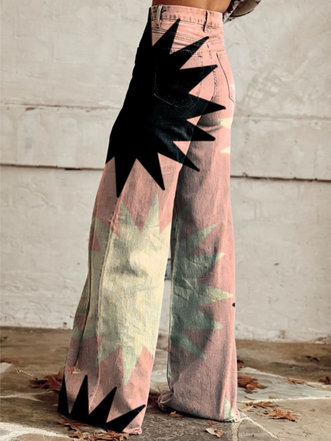 Stella | Boho Starburst Wide-Leg Pants