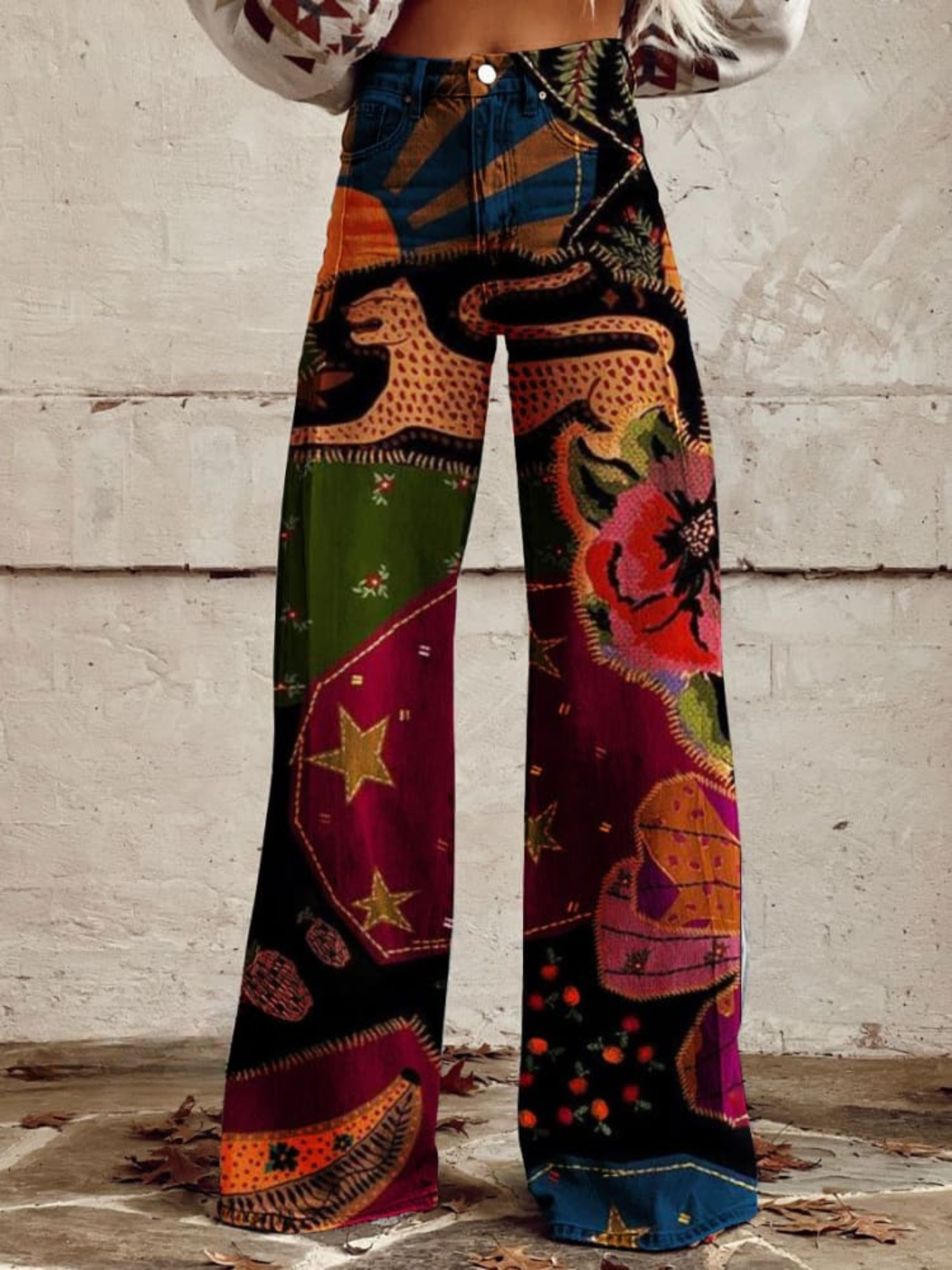 Tahlia | Midnight Garden Boho Pants