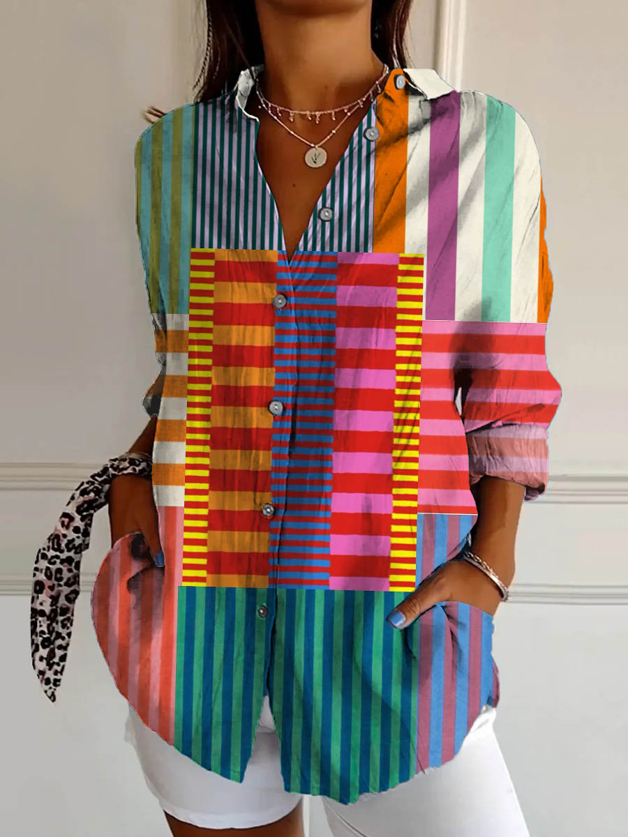 Rikke | Spectrum Lines Shirt