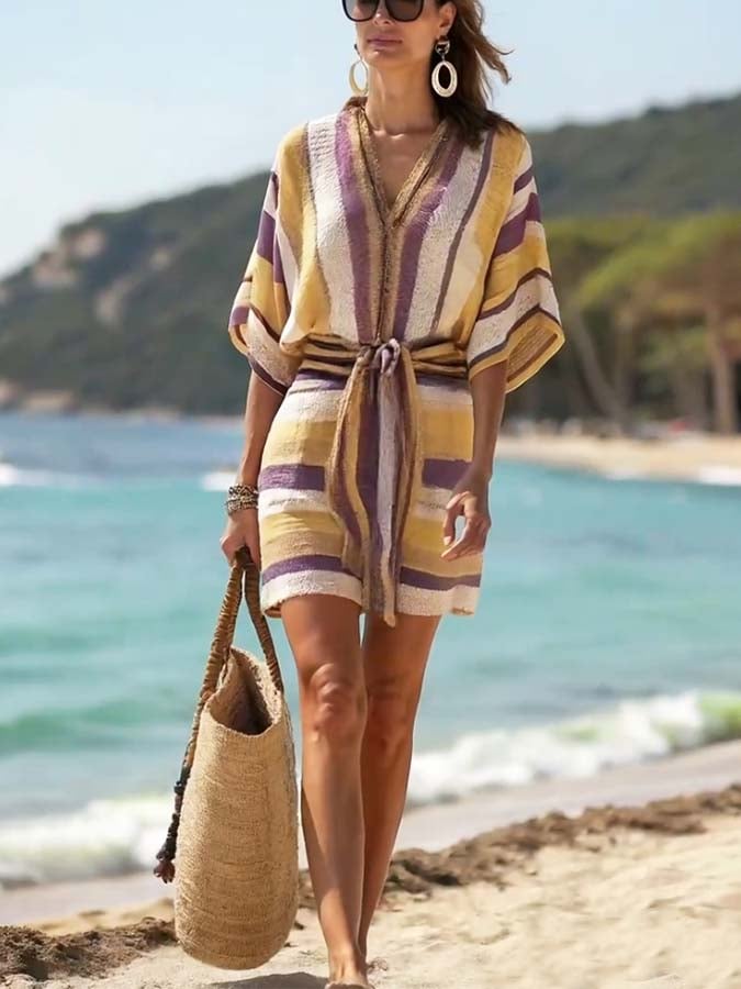 Lina™ | Sunset stripe mini