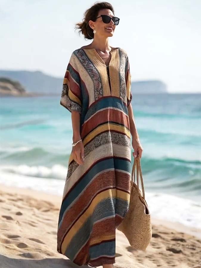 Vanja™ | Flowing Boho Beach Dress