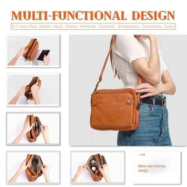 Aria™ Masterpiece | Classic Shoulder Leather Bag
