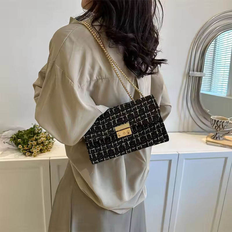 Addison™ - Luxury Plaid Bag
