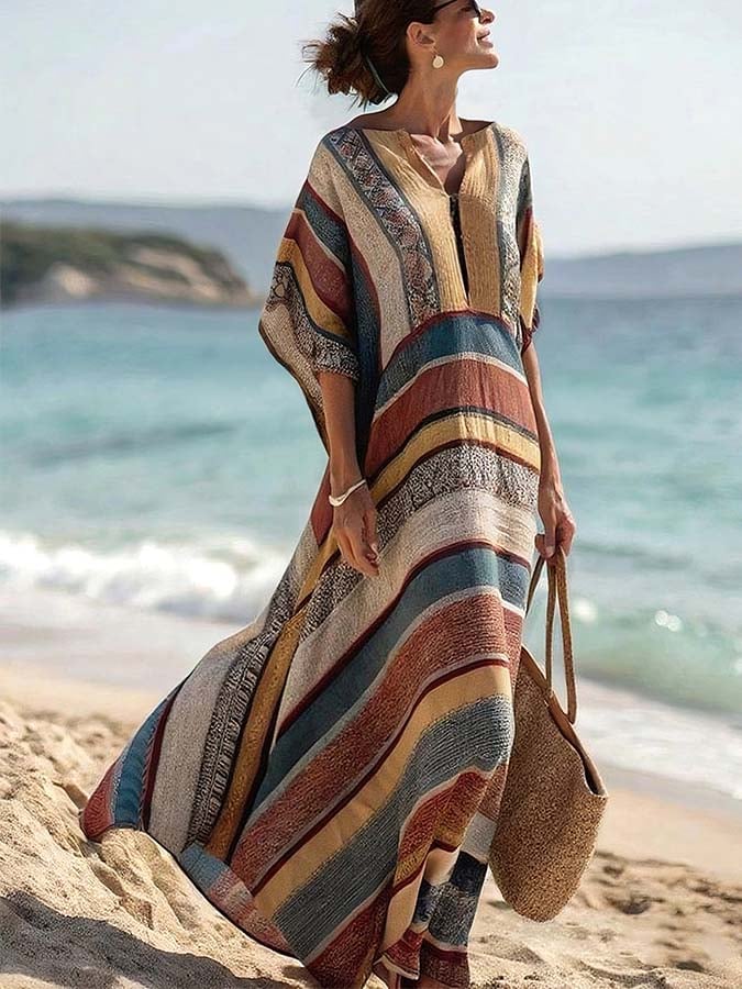 Vanja™ | Flowing Boho Beach Dress