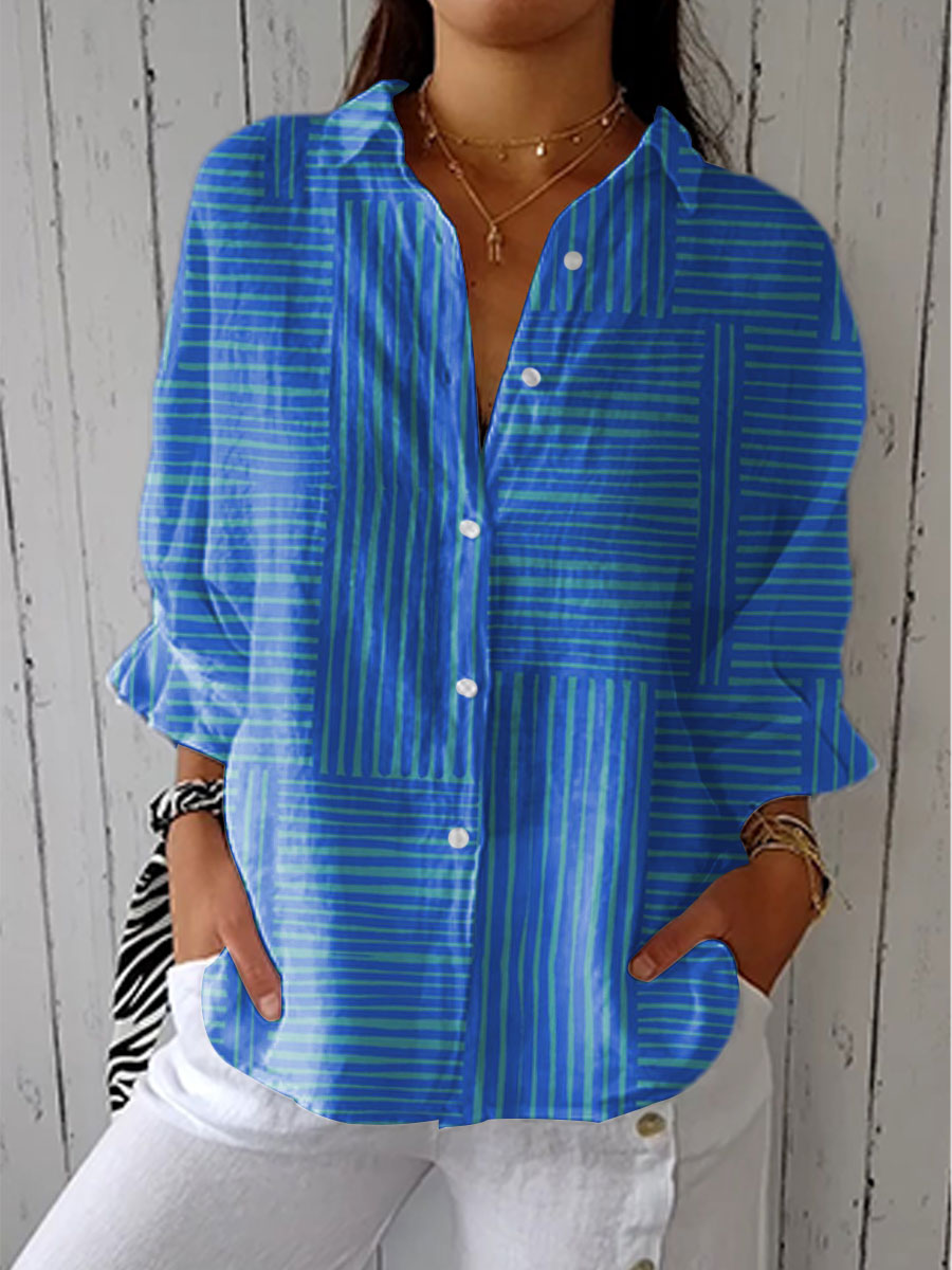 Grethe | Ocean Lines Shirt