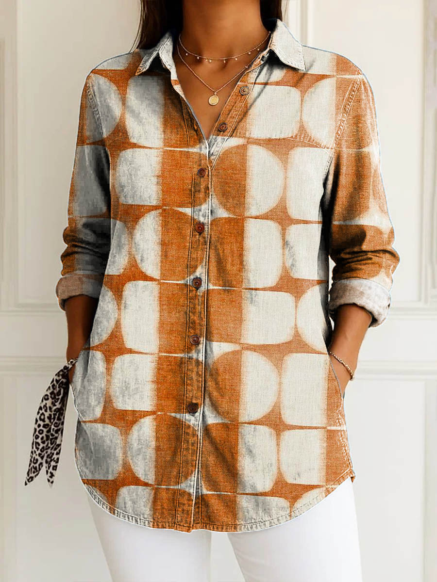 Asta | Earthy Geometrics Shirt